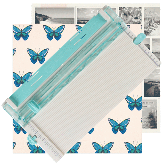 We R Memory Keepers Trim & Score Board with 25ct 12" x 12" Patterned Paper