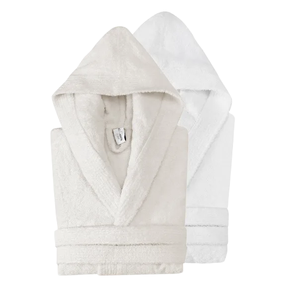 Enchante Home Hooded Turkish Cotton Bath Robe