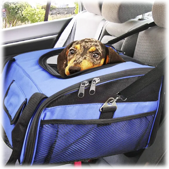 iPets 3-in-1 Luxury Car Pet Seat Carrier