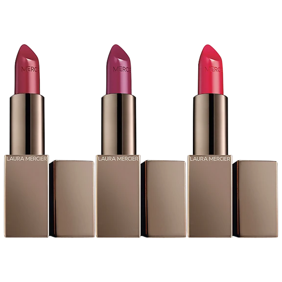 3-Pack: Laura Mercier Rouge Essentiel Lipstick Bundle