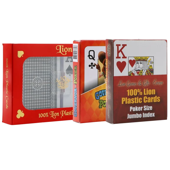 Governor of Poker or Lion Playing Cards (1 or 2 Decks)