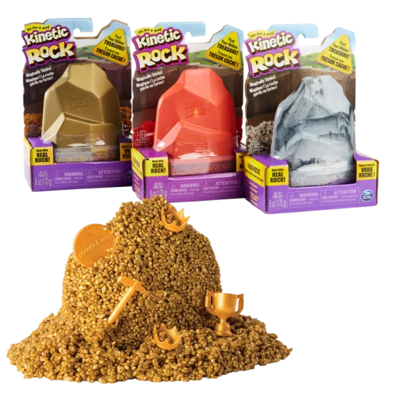3-Pack: Spin Master Assorted Kinetic Rocks