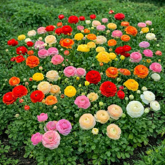 The Double Bloom Persian Buttercup Bulbs