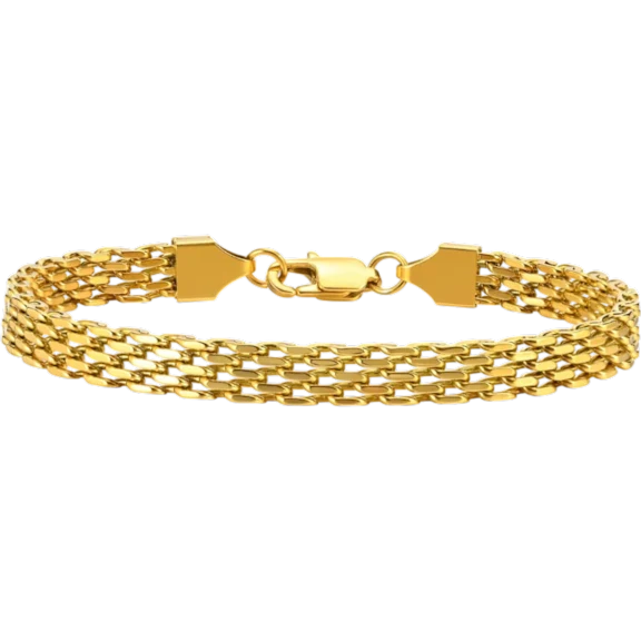 Dloria Elena Adjustable Stackable Link Bracelet