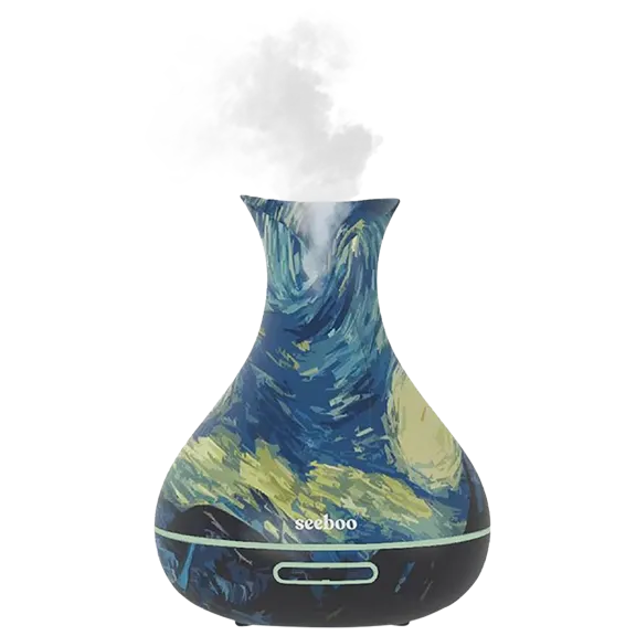 Amore Paris Starry Night Ultrasonic Aromatherapy Diffuser with Optional Oil
