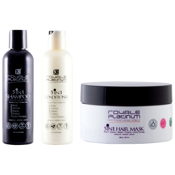 Royale Repair & Protect 3 Piece Hair Treatment Set