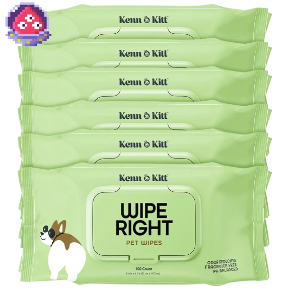 600-Pack: Kenn & Kitt Pet Wipes
