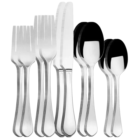 Mikasa 40-Piece Colson 18/10 Stainless Steel Flatware Set