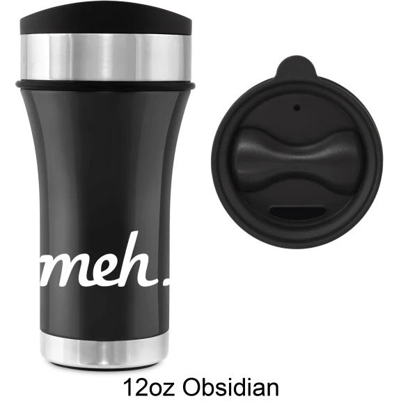 Meh-Branded Double-Wall Insulated Stainless Steel Tumbler