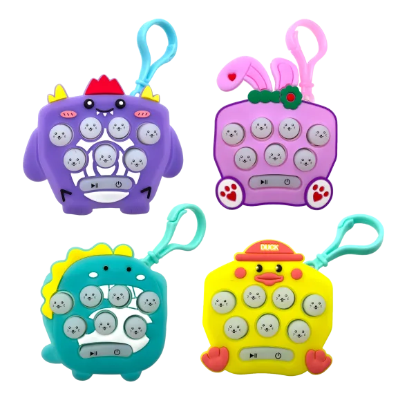 4-Pack: Odyssey Toys Whack-A-Pals Pocket Game