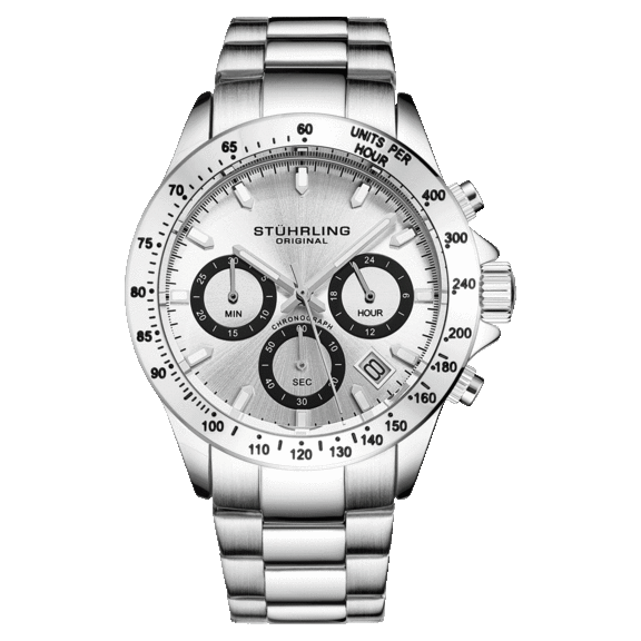 Stührling Men's Aquadiver Quartz Chronograph Date Watch