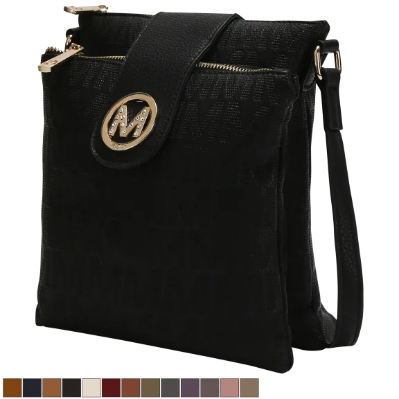 MKF Collection Marietta M Signature Crossbody Bag by Mia K.