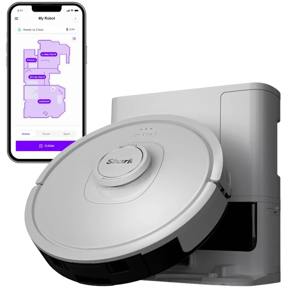 Shark Robot Vacuum with Self-Empty Base and LiDAR (Certified Renewed)