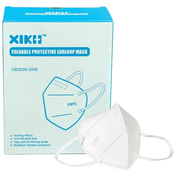 50-Pack Individually Wrapped KN95 Non-Medical Protective Masks