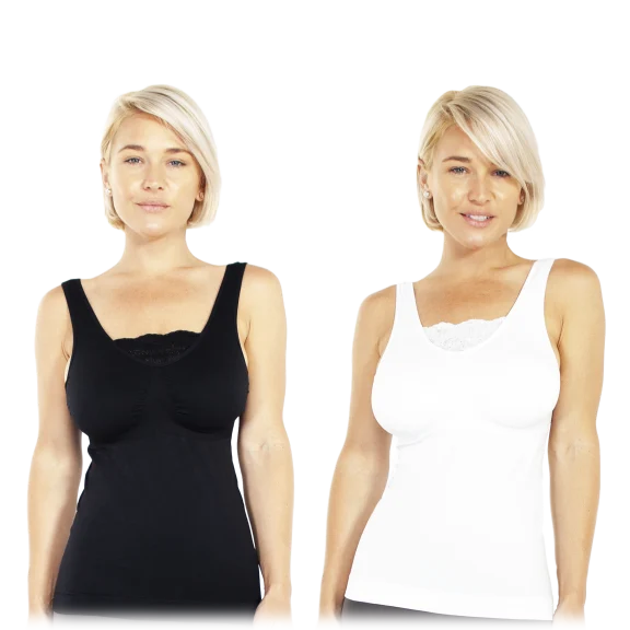 2-Pack: Rhonda Shear Seamless Shaping Tanks