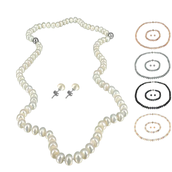 Pacific Pearls Palliser 3-Piece Pearl Gift Set
