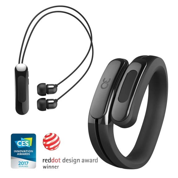 Ashley Chloe Helix Cuff Wearable Bluetooth Headphones
