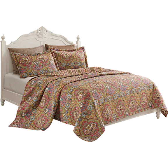 Luxury Home 3-Piece All Seasons Premium Collection Quilt Set