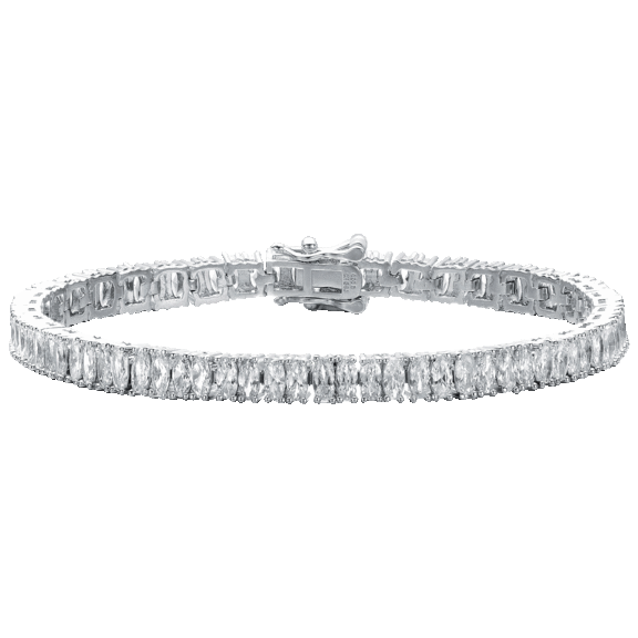 Genevive CZ Tennis Bracelets with Gold Plating