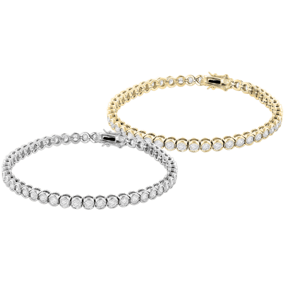Cate & Chloe "Joelle" 18K Gold Plated Tennis Bracelet