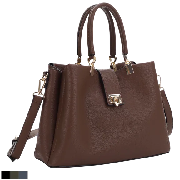 Malibu Skye Alex Satchel with Front Lock