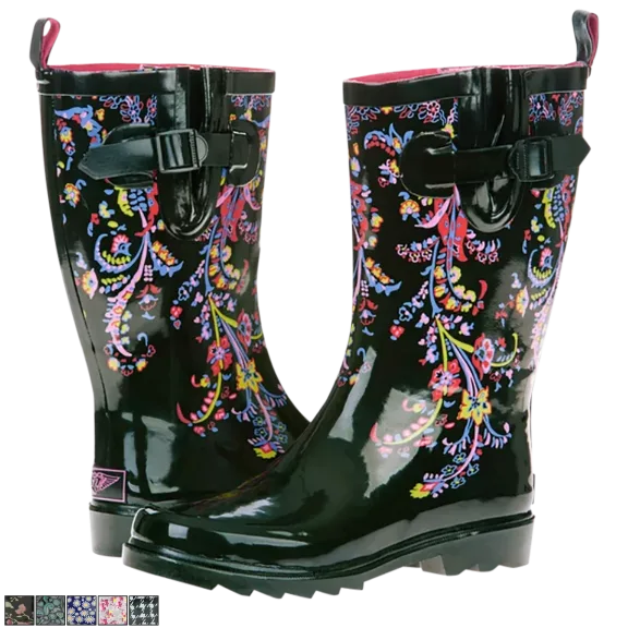 Forever Young Printed Women's Rain Boots