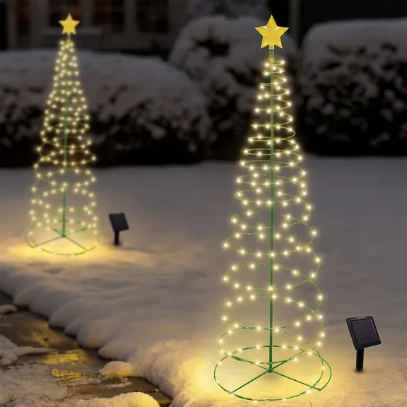 Touch of Eco Merry Lite Solar Powered LED Christmas Tree (Large or Small)
