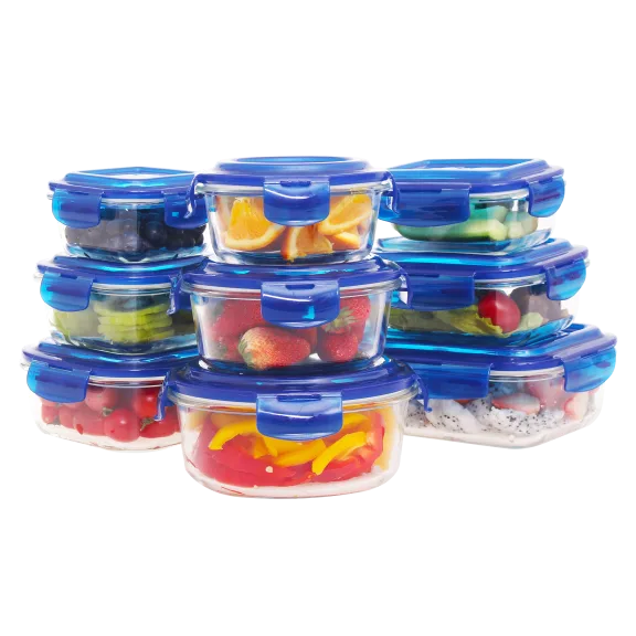Coccot 9-Pack Glass Food Storage Set