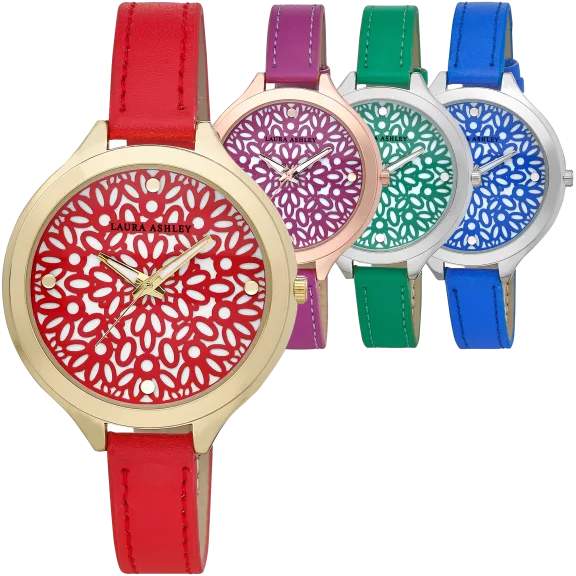 Laura Ashley Floral Pattern Watches