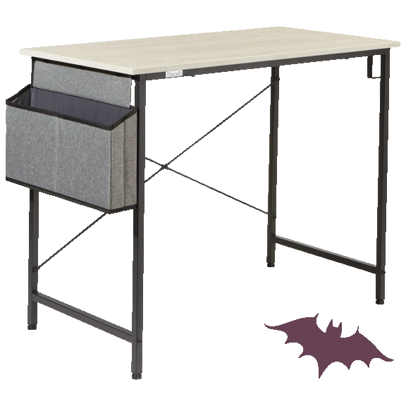 40" Home Office Computer Desk with Side Organizer