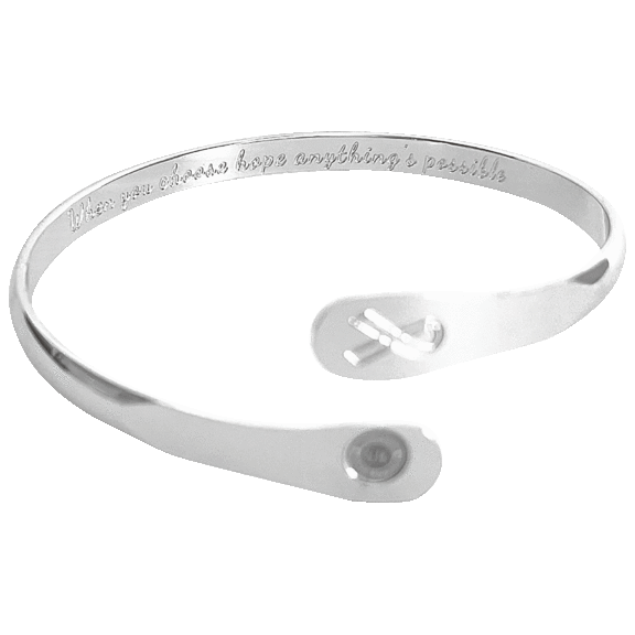 Hollywood Sensation Engraved Cancer Awareness Bracelet