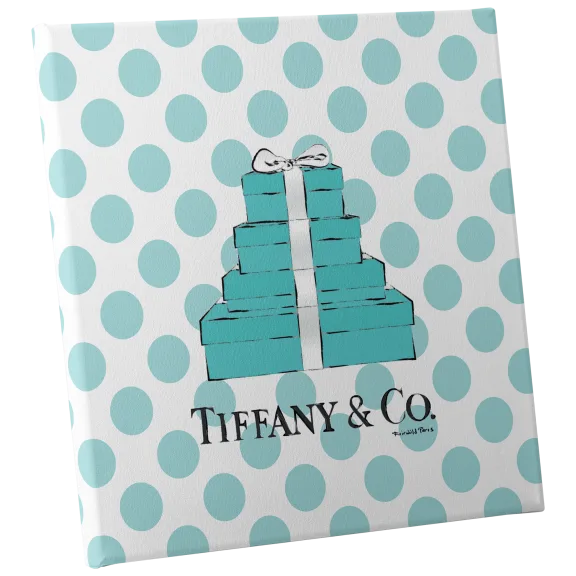 Fairchild Paris Tiffany Boxes Canvas - 16" x 16"