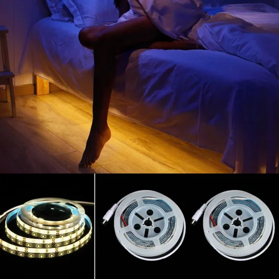 Motion Activated LED Digital Bed-Lighting Strip
