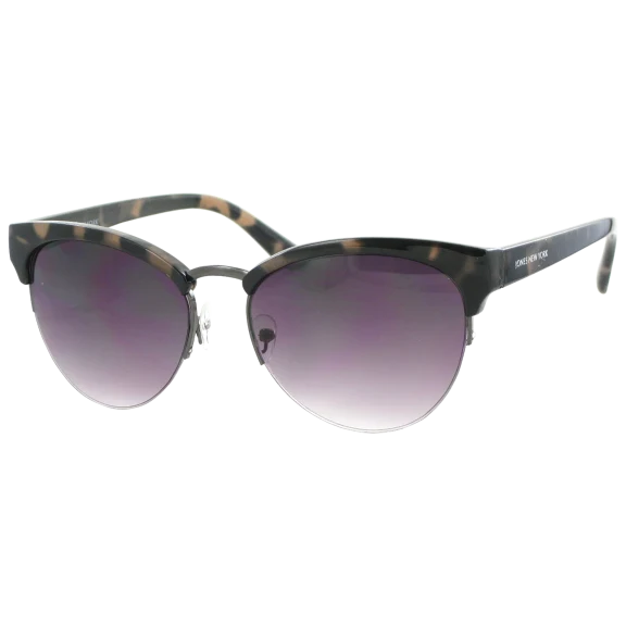 Jones New York Tokyo Tortoise & Gunmetal Frames w/Gradient Smoke Lenses