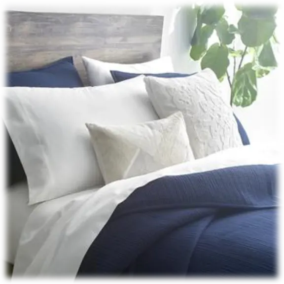 Threaded Variegated Reversible Pillow Sham