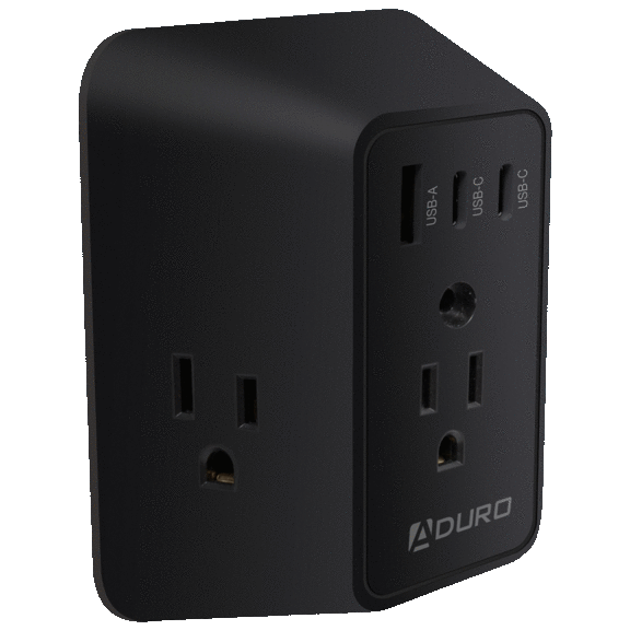 Aduro Surge Trio Multi-Charging Station Surge Protector