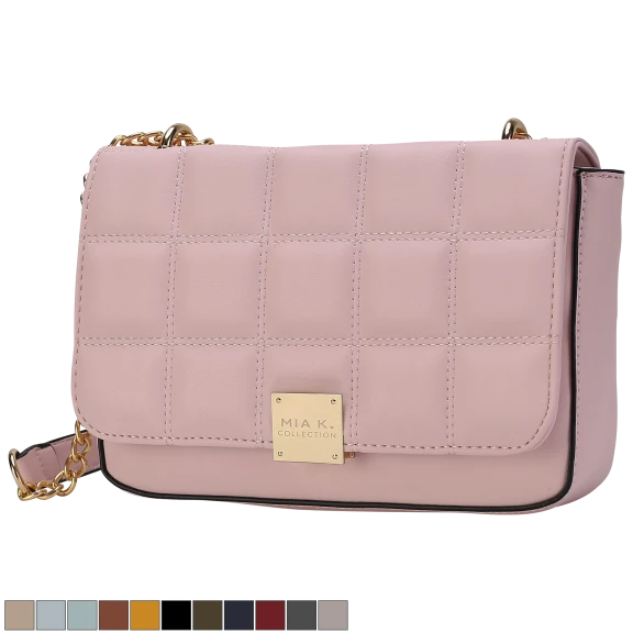 MKF Collection Nyra Quilted Vegan Leather Shoulder Bag By Mia K