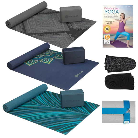 Exclusive 5-Piece Yoga Set by Gaiam