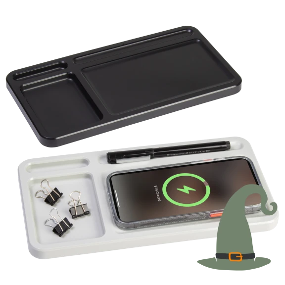 Real Simple Desk Organizer with Wireless Charger