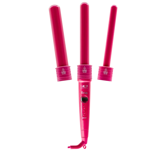 ISO Beauty 3-in-1 Tourmaline-Infused Ceramic Interchangeable Curling Set