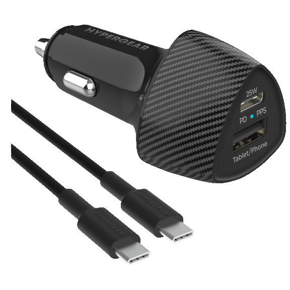 HyperGear SpeedBoost 25W PD Lightning or USB-C Car Kit