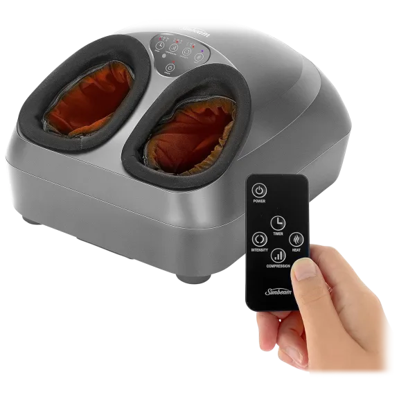 Sunbeam Shiatsu Foot Massager With Heat And Compression