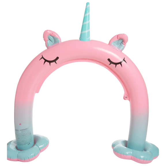 Splash Buddies Inflatable Unicorn Sprinkler Arch