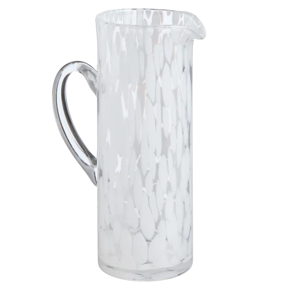 Dwell Studio Speckle Straight Glass Pitcher