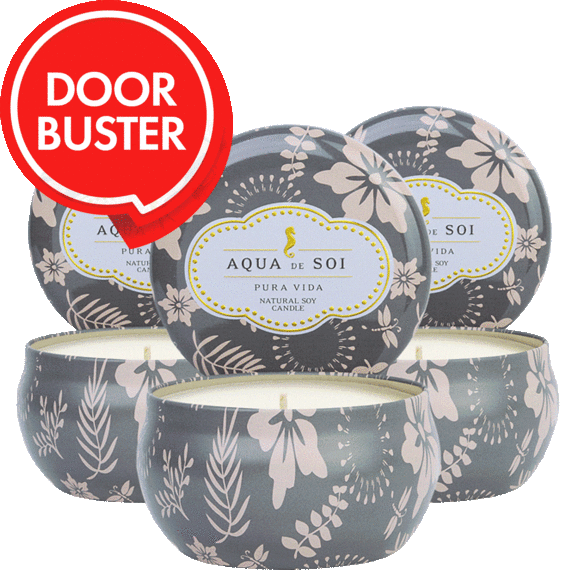 3-Pack: Aqua de SOi 9oz Candles
