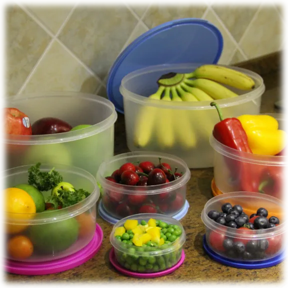 14-Piece Multi-Color Food Storage Container Set