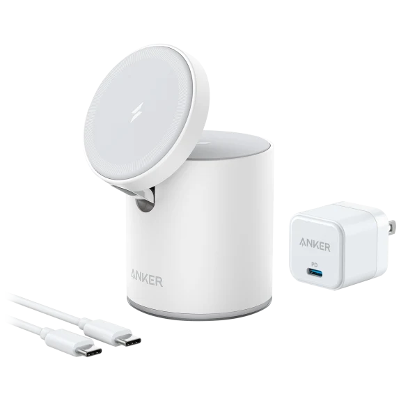 Anker MagGo Magnetic 2-in-1 Wireless Charger for iPhone