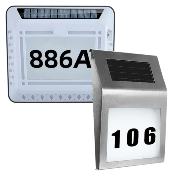 Infinite Basics Solar LED House Number Light
