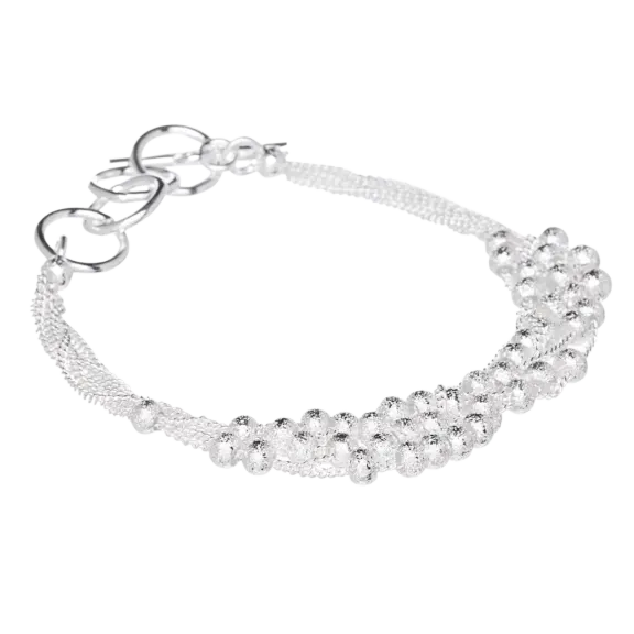 Hollywood Sensation's Dulcea .925 Sterling Silver Plated Bracelet