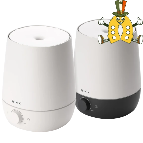 Winix L60 0.6 Gallon Ultrasonic Humidifier with Night Mood Light